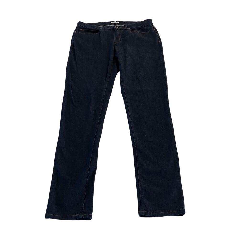 Eileen Fisher Dark Wash‎ Skinny Jeans size 12